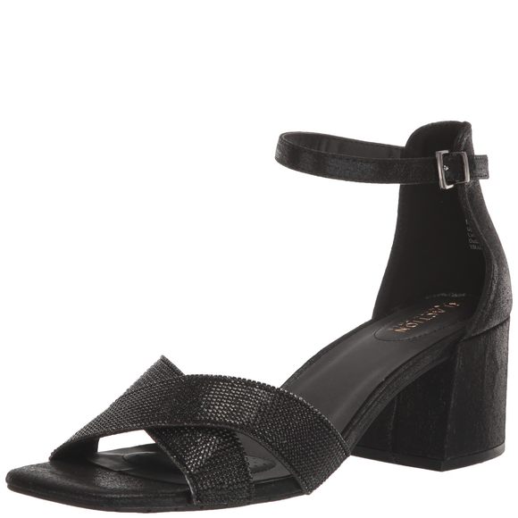 Kenneth Cole REACTION Shoes - Kenneth Cole Reaction Women's Women's Mix X Band Jewel Platform, Black, 5